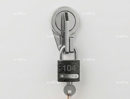 Замок мебельный почтовый двойной 003 для навесного замка