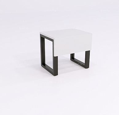 Приставная скамья Вэлд 1 чёрная, 400