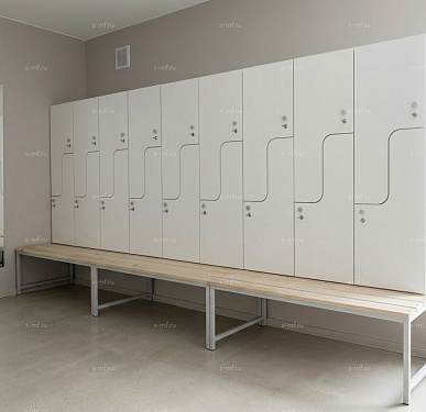 Шкафчик Глэд дуб тёмный (МДФ с HPL) 400x520x1900 фасад МДФ с HPL