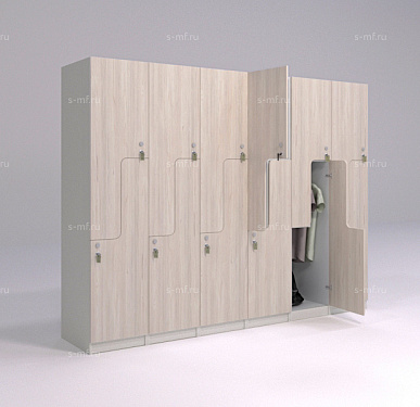 Шкафчик Глэд светлое дерево (стандарт) 400x520x1900 фасад ЛДСП