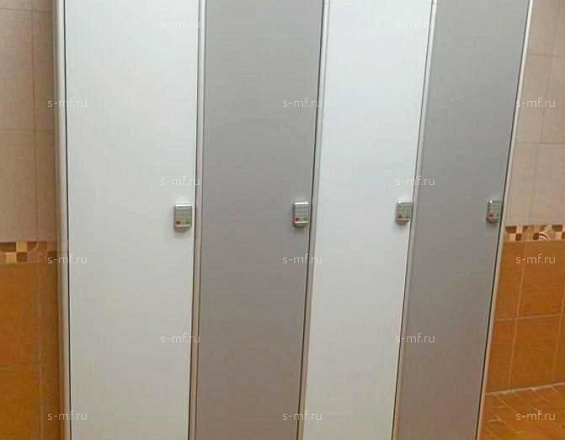 Шкафчик Джино бежевый (HPL) 300x500x1800 фасад HPL пластик