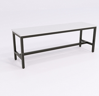 Скамейка гардеробная Вэлд чёрная, 1000 (эконом)