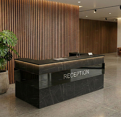 Стойка ресепшен (Хай-тек  Лофт Экостиль)
