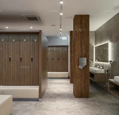 Шкафчик Джино бело-серый (стандарт) 300x520x1900 фасад ЛДСП