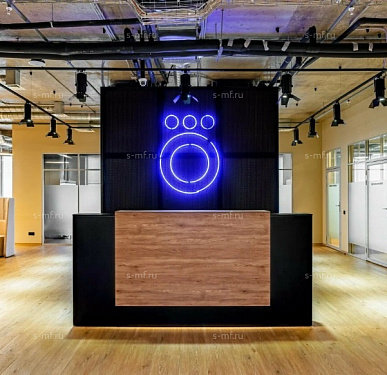 Стойка ресепшен (Скандинавский  Минимализм Экостиль)