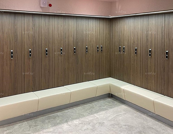 Шкафчик Джино коричневый (стандарт) 300x520x1900 фасад ЛДСП