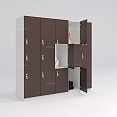Шкафчик Спело коричневый (стандарт) 300x520x1900 фасад ЛДСП