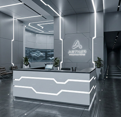 Стойка ресепшен (Хай-тек   )