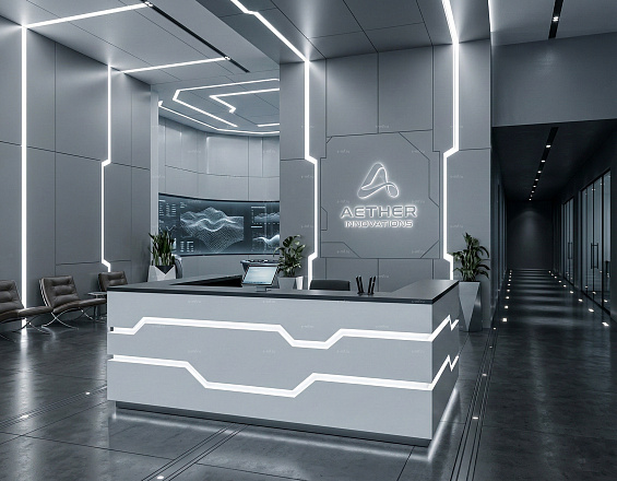 Стойка ресепшен (Хай-тек   )