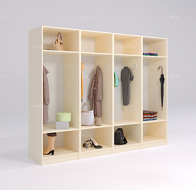 Шкафчик Артек бежевый 600x500x1900