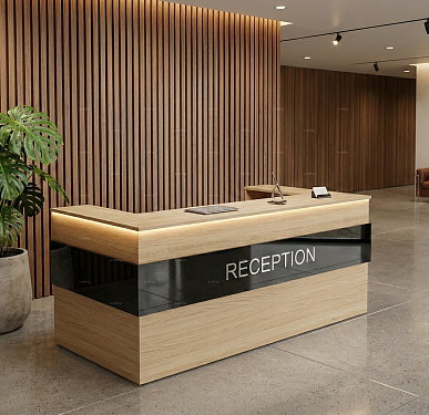 Стойка ресепшен (Хай-тек  Лофт Экостиль)