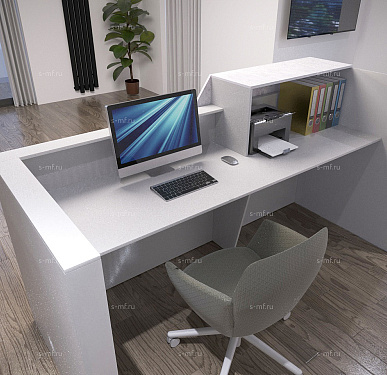 Стойка ресепшен (Хай-тек  Лофт Минимализм)