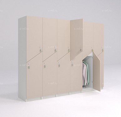 Шкафчик Ориноко светло-коричневый (стандарт) 300x520x1900 фасад ЛДСП