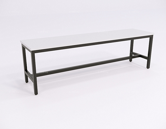 Скамейка гардеробная Вэлд чёрная, 1200 (стандарт)