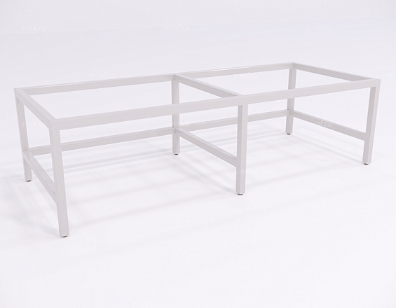 Подставка под шкаф Вэлд серая, 1200 на 4 шкафа (Н300), (эконом)