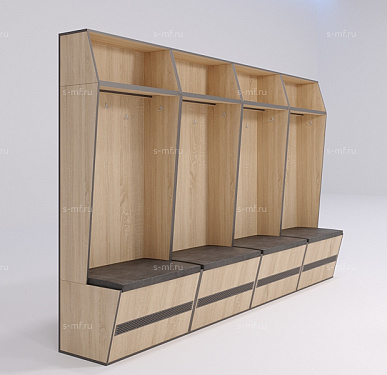 Шкафчик Буре дуб светлый 800x520x2000