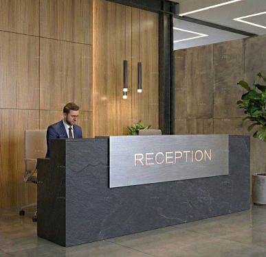 Стойка ресепшен (Хай-тек  Экостиль Лофт)
