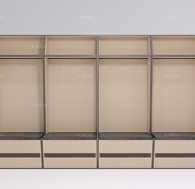 Шкафчик Буре светло-коричневый 1000x520x2000