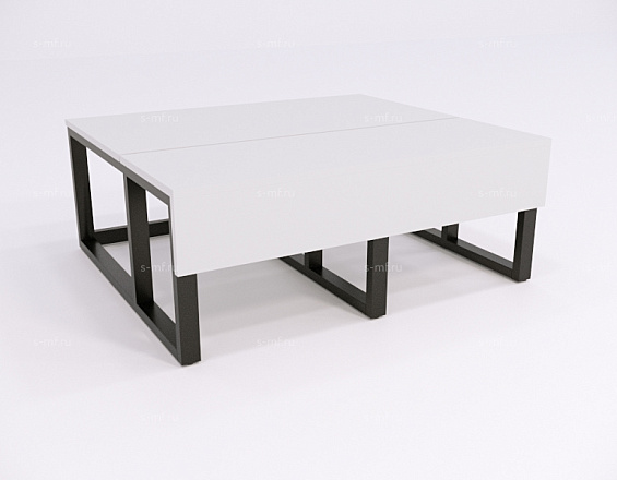 Подставка под шкаф со скамьёй Вэлд 1 чёрная, 900