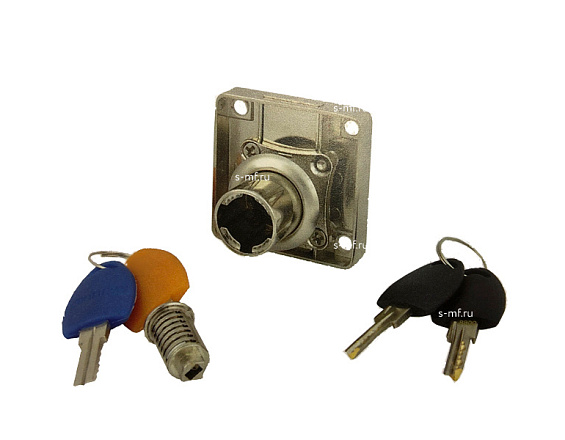 Замок мебельный №138 MK со съёмным цилиндром
