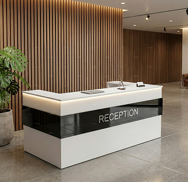 Стойка ресепшен (Хай-тек  Лофт Экостиль)