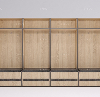 Шкафчик Буре дуб светлый 1000x520x2000