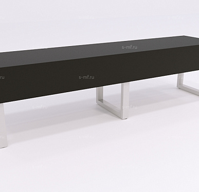 Скамейка гардеробная Вэлд 1 серая, 1500