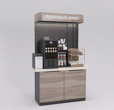 Кофе корнер (Кофе точка самообслуживания) 1000x600x2200