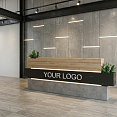 Стойка ресепшен (Хай-тек  Экостиль Лофт)
