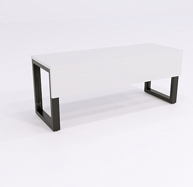 Приставная скамья Вэлд 1 чёрная, 900