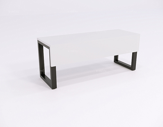 Приставная скамья Вэлд 1 чёрная, 900