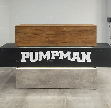 Стойка ресепшен (Хай-тек  Экостиль Лофт)