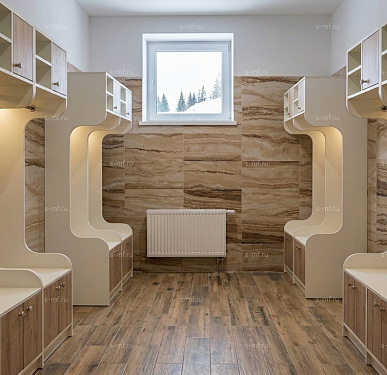 Шкафчик Бруно зелёный 700x520x1900 фасад ЛДСП