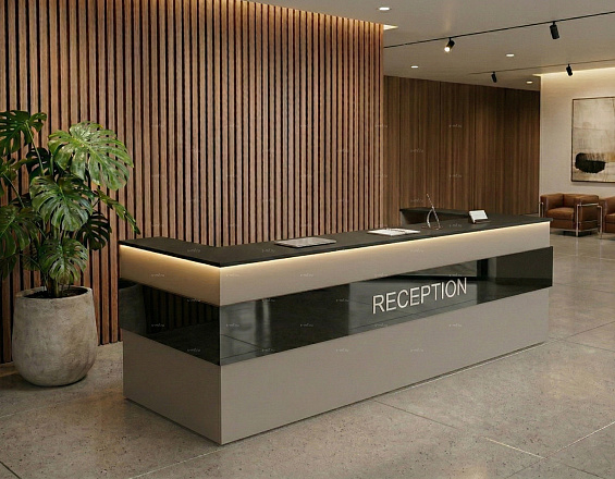 Стойка ресепшен (Хай-тек  Лофт Экостиль)
