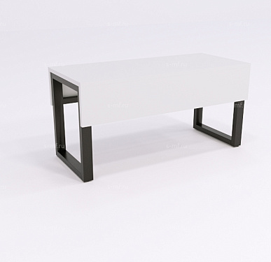 Скамейка гардеробная Вэлд 1 чёрная, 800