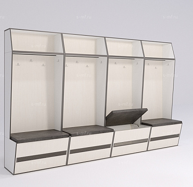 Шкафчик Буре дуб светлый 800x520x2000