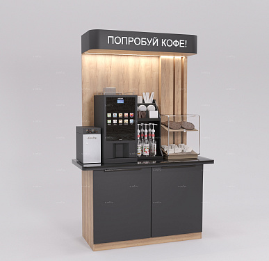 Кофе корнер (Кофе точка самообслуживания) 1000x600x2200