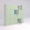 Шкафчик Хэппи зелёный (стандарт) 300x520x1900 фасад ЛДСП