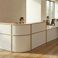 Стойка ресепшен (Скандинавский  Минимализм Хай-тек)