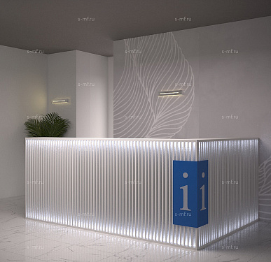 Стойка ресепшен (Хай-тек  Лофт Скандинавский)