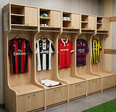 Шкафчик Бруно красный 700x520x1900 фасад ЛДСП