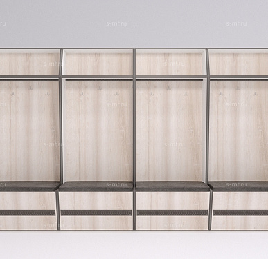 Шкафчик Буре дуб светлый 1000x520x2000