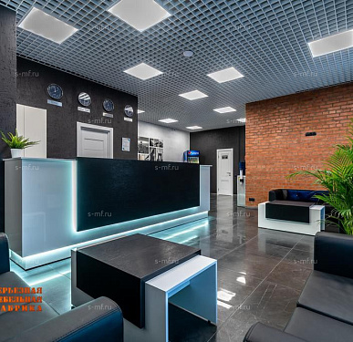 Стойка ресепшен (Скандинавский  Минимализм Экостиль)