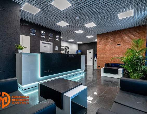 Стойка ресепшен (Скандинавский  Минимализм Экостиль)