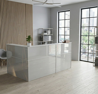 Стойка ресепшен (Скандинавский  Минимализм Хай-тек)