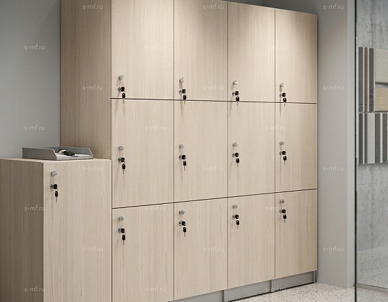 Шкафчик Спело бежевый (эконом) 300x500x1900 фасад ЛДСП