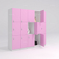 Шкафчик Спело розовый (стандарт) 300x520x1900 фасад ЛДСП