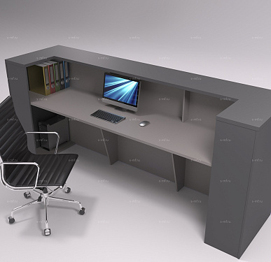 Стойка ресепшен (Хай-тек  Лофт )