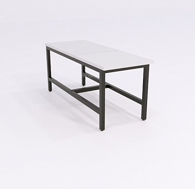 Подставка под шкаф со скамьёй Вэлд чёрная, 300 (эконом)