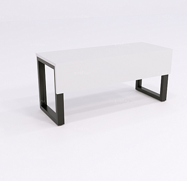 Приставная скамья Вэлд 1 чёрная, 800